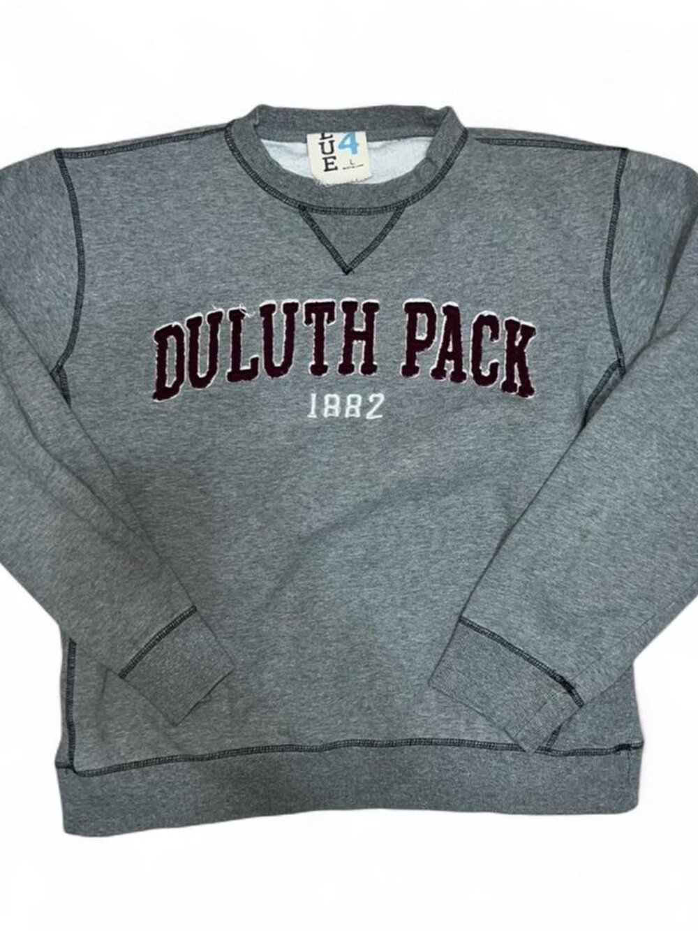 Duluth Pack Youth Gray Crew Neck Sweatshirt